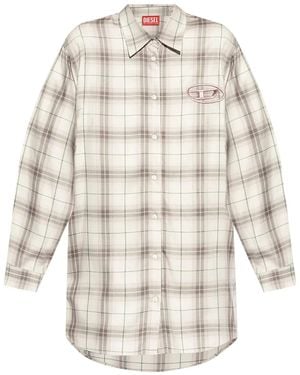 DIESEL D-Dalis-Q1 Shirt Dress - Natural