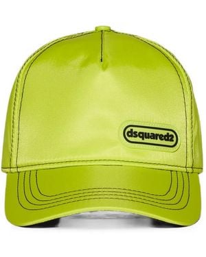 DSquared² Logo-Patch Baseball Cap - Green