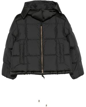 Moncler Legerete Quilted Hooded Jacket - Black