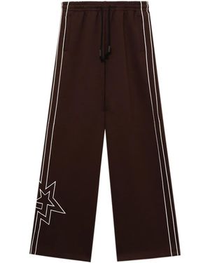 BAPY BY *A BATHING APE® Star-Graphic Trousers - Brown
