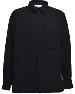 Etudes Studio Sobrecamisa de manga larga - Azul