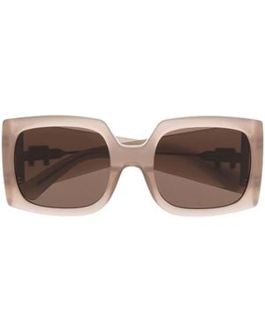 Ambush Lunettes De Soleil Fhonix À Monture Oversize - Marron