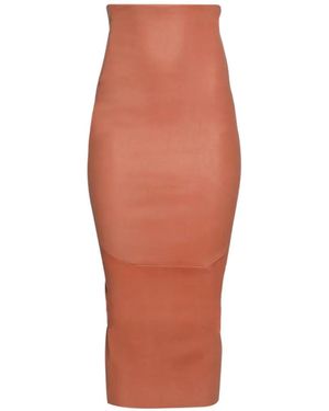 Rick Owens Midi Skirt - White