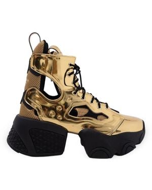 Reebok Instapump Fury Cut-Out Trainers - Metallic