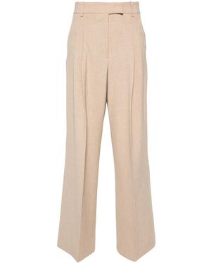 By Malene Birger Cymbaria High-Waist Palazzo Pants - Natural