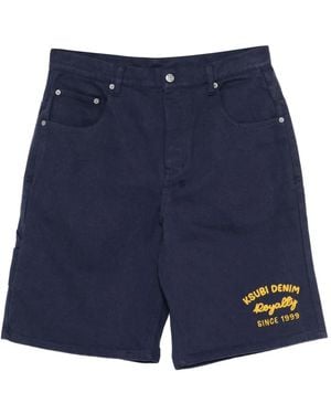 Ksubi Maxx Embroidered Shorts - Blue