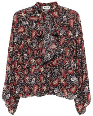 RIXO London Uma Valverde Shirt - Brown