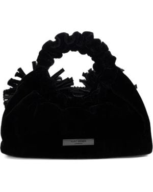 Kurt Geiger Mini Pom Pom Tote Bag - Schwarz