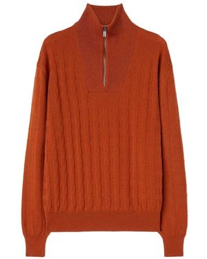 RETORI Cardigan Aus Kaschmir - Orange
