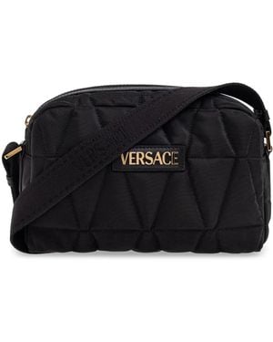 Versace Borsa A Tracolla Myth Trapuntata - Nero