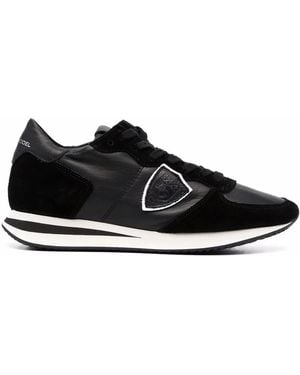 Philippe Model Logo Patch Trainers - Black