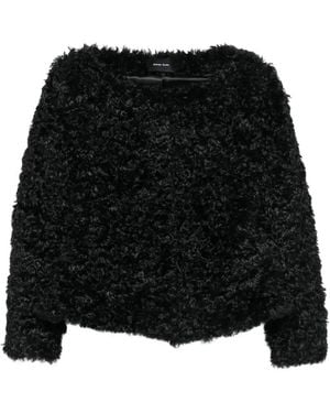 Simone Rocha Boat-Neck Jacket - Black