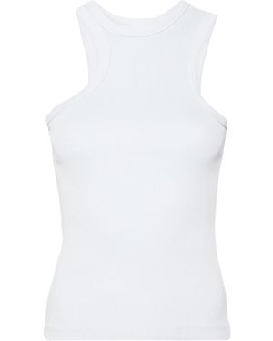 Axel Arigato Ribbed-Knit Tank Top - White