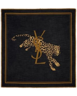 Saint Laurent Scarf - Black