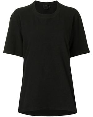 Proenza Schouler Overdyed Eco Core Jersey T-Shirt - Black