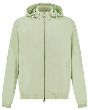 Paul & Shark Hooded Windbreaker Jacket - Green