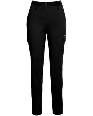Trangoworld Buckle-Fastening Cargo Trousers - Black