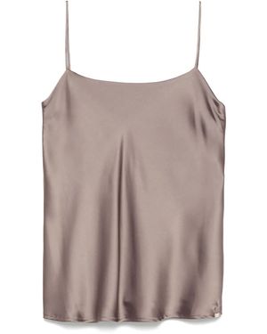 Herno Satin Tank Top - Grey