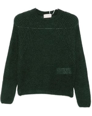 iBlues Raglan-Sleeve Chunky-Knit Sweater - Green