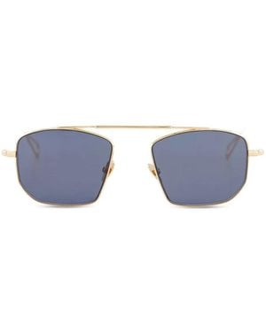 Ahlem Gafas De Sol New York Con Motivo Geométrico - Azul