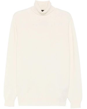 Dell'Oglio Roll-Neck Jumper - White