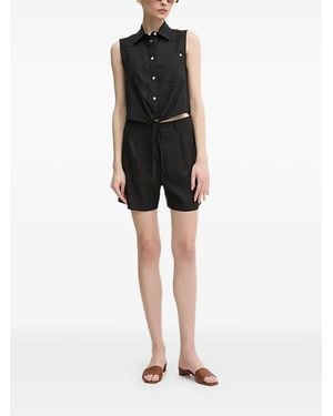 GAUDI Pleated Shorts - Black