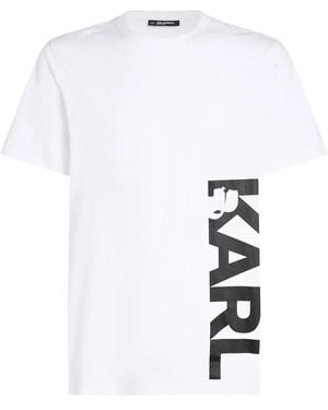 Karl Lagerfeld ロゴ Tシャツ - ホワイト