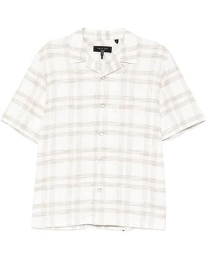 Rag & Bone Plaid Shirt - White