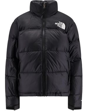 The North Face Logo-embroidered puffer jacket - Negro