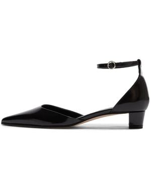 Aeyde Perrine Ankle-Strap Court Shoes - Black