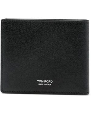 Tom Ford Cartera T Line Plegable - Negro