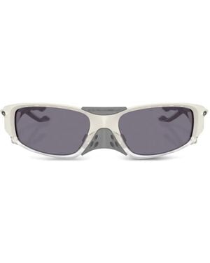 Oakley Plantaris Sq Rectangle-Frame Sunglasses - Grey