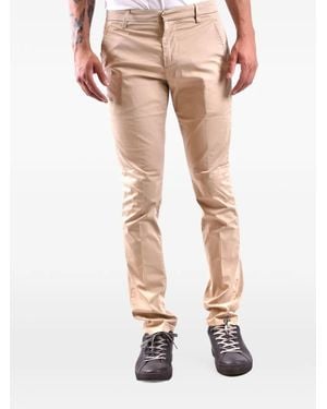 Dondup Slim-Fit Cotton Pants - Natural