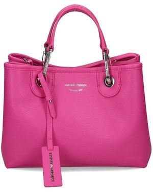 Emporio Armani Petit Sac À Main Park À Double Anse Myea - Rose