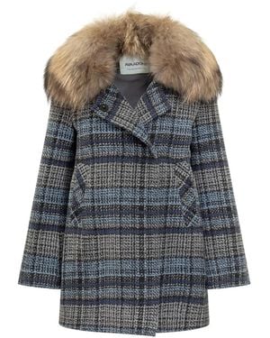 Ava Adore Cappotto A Quadri - Grigio