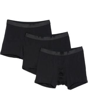 CDLP Elasticated-Waistband Boxers (Set Of Three) - Black