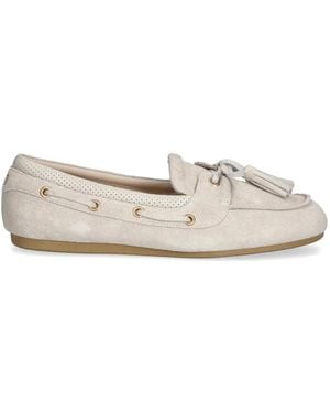 Liu Jo Suede Loafers With Tassels - White