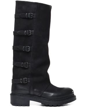 METISSE 45Mm Suede Knee-Length Boots - Black
