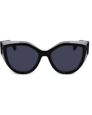 Ferragamo Eyewear Cat-Eye Frame Sunglasses - Blue
