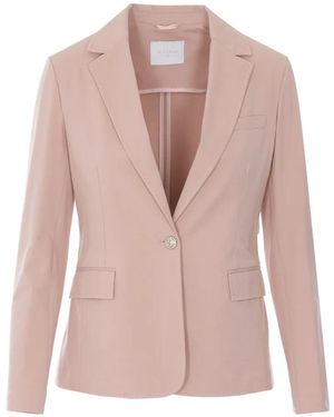 Circolo 1901 Single-Breasted Peak-Lapels Blazer - Pink
