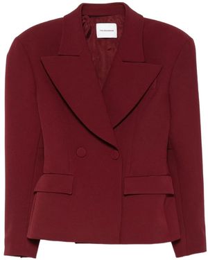 ANDAMANE Double-Breasted Jacket - Red