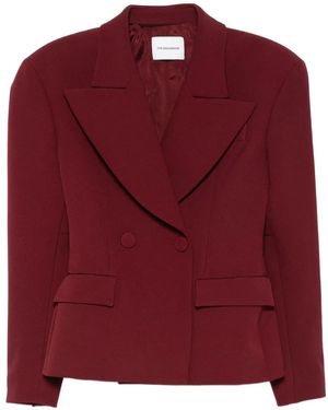 ANDAMANE Chaqueta con doble botonadura - Rojo