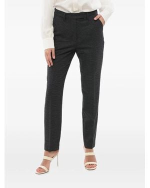 Department 5 Belt-Loops Straight-Leg Trousers - Black