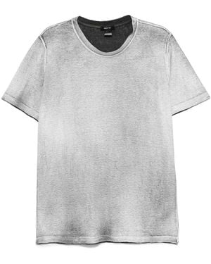 Avant Toi Linen T-Shirt - Grey