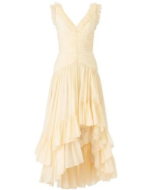 Cinq À Sept Asymmetrisches Rosalba Kleid - Weiß