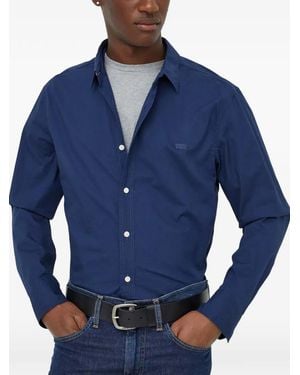 Levi's Battery Housemark Long-Sleeve Button Shirt - Blue