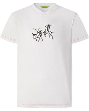 Shanghai Tang Independence Cotton T-Shirt - White