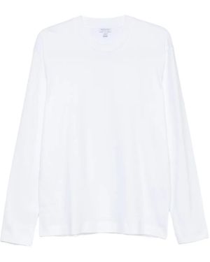 Sunspel Long-Sleeve T-Shirt - White