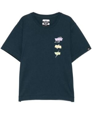 SPORT b. by agnès b. Logo T-Shirt - Blue