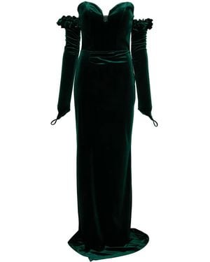 Cristallini Brigitte Maxikleid - Schwarz